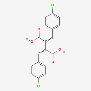 2,3-bis[(Z)-(4-chlorophenyl)methylidene]succinic acid