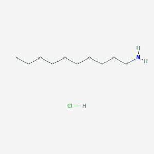 molecular formula C₁₀H₂₄ClN B127489 1-Decanamine, hydrochloride CAS No. 143-09-9