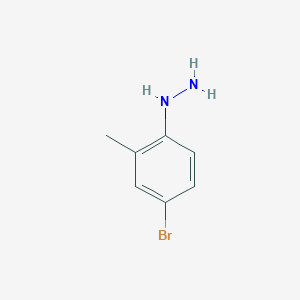 molecular formula C7H9BrN2 B1274899 (4-Bromo-2-methylphenyl)hydrazine CAS No. 56056-25-8