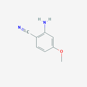 molecular formula C8H8N2O B1274900 2-氨基-4-甲氧基苯甲腈 CAS No. 38487-85-3