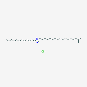 molecular formula C32H68ClN B12749005 Isostearyl laurdimonium chloride CAS No. 220895-68-1