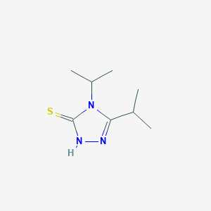 molecular formula C8H15N3S B1274905 4,5-diisopropyl-4H-1,2,4-triazole-3-thiol CAS No. 667437-59-4