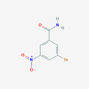 molecular formula C7H5BrN2O3 B1274910 3-溴-5-硝基苯甲酰胺 CAS No. 54321-80-1