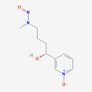 molecular formula C10H15N3O3 B12749140 Nnal-N-oxide, (R)- CAS No. 762268-58-6