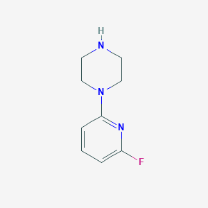 molecular formula C9H12FN3 B1274916 1-(6-Fluoropyridin-2-yl)piperazine CAS No. 223514-16-7