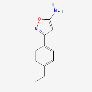 3-(4-Ethylphenyl)-1,2-oxazol-5-amine