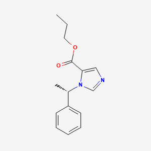 molecular formula C15H18N2O2 B12749363 Propoxate, (S)- CAS No. 61045-97-4
