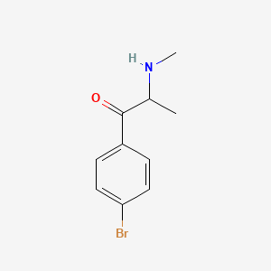 molecular formula C10H12BrNO B12749380 4-Bromomethcathinone CAS No. 486459-03-4