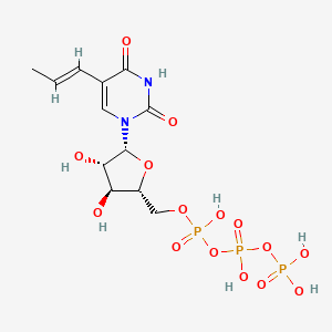 molecular formula C12H19N2O15P3 B12749445 nPrearaUTP CAS No. 119644-01-8
