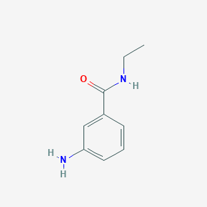 molecular formula C9H12N2O B1274945 3-amino-N-ethylbenzamide CAS No. 81882-77-1