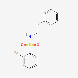 molecular formula C14H14BrNO2S B1274951 2-bromo-N-phenethylbenzenesulfonamide CAS No. 849141-69-1