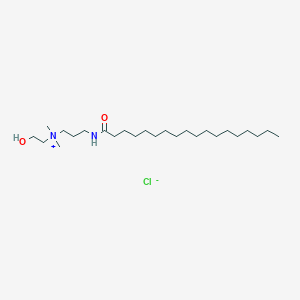 molecular formula C25H53ClN2O2 B12749554 (2-Hydroxyethyl)dimethyl(3-((1-oxooctadecyl)amino)propyl)ammonium chloride CAS No. 2646-11-9