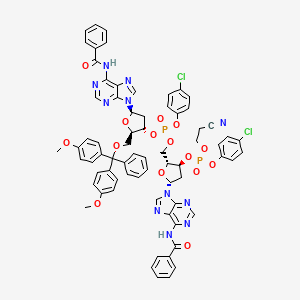 molecular formula C70H61Cl2N11O15P2 B12749568 Einecs 275-468-4 CAS No. 71459-59-1