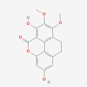 molecular formula C17H14O6 B12749605 Coeloginin CAS No. 82358-34-7