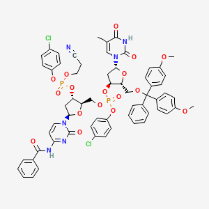 molecular formula C62H58Cl2N6O17P2 B12749641 Einecs 274-134-5 CAS No. 69822-83-9