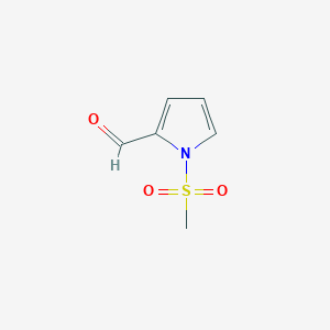 molecular formula C6H7NO3S B1274969 1-methanesulfonyl-1H-pyrrole-2-carbaldehyde CAS No. 123892-38-6