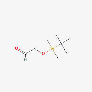 molecular formula C8H18O2Si B1274972 (叔丁基二甲基甲硅氧基)乙醛 CAS No. 102191-92-4