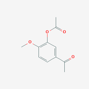 molecular formula C11H12O4 B1274973 5-Acetyl-2-methoxyphenyl acetate CAS No. 60792-88-3