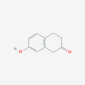 molecular formula C10H10O2 B1274976 7-hydroxy-3,4-dihydro-1H-naphthalen-2-one CAS No. 37827-68-2