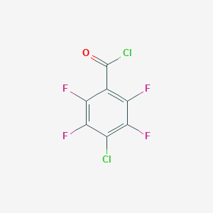 molecular formula C7Cl2F4O B127498 4-Chloro-2,3,5,6-tetrafluorobenzoyl chloride CAS No. 145572-10-7