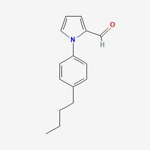 molecular formula C15H17NO B1274984 1-(4-丁基苯基)-1H-吡咯-2-甲醛 CAS No. 299165-79-0