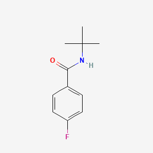 molecular formula C11H14FNO B1274986 N-T-Butyl-4-fluorobenzamide CAS No. 49834-29-9