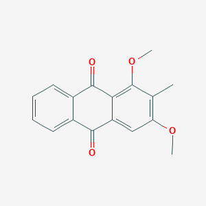 molecular formula C17H14O4 B12749924 Rubiadin dimethyl ether CAS No. 22170-88-3