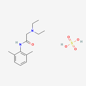 molecular formula C14H24N2O5S B12749998 Lidocaine sulfate CAS No. 24847-67-4
