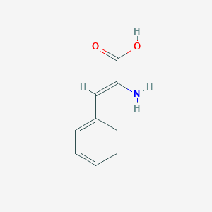 molecular formula C₉H₉NO₂ B127500 Phenyldehydroalanine CAS No. 7060-39-1