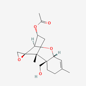 molecular formula C17H24O5 B12750041 15-Deacetylcalonectrin CAS No. 38818-66-5