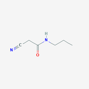 molecular formula C6H10N2O B1275005 2-cyano-N-propylacetamide CAS No. 52493-35-3