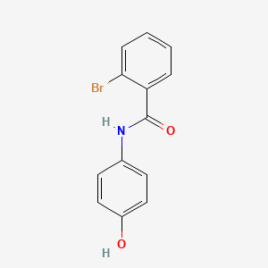 molecular formula C13H10BrNO2 B1275007 2-溴-N-(4-羟基苯基)苯甲酰胺 CAS No. 92059-97-7