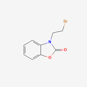 molecular formula C9H8BrNO2 B1275009 3-(2-Bromoethyl)benzo[d]oxazol-2(3H)-one CAS No. 27170-93-0