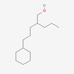 molecular formula C14H28O B12750150 2-Propyl-5-cyclohexylpentanol CAS No. 1179975-39-3