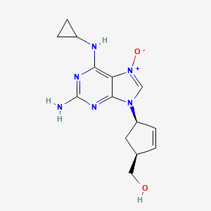 molecular formula C14H18N6O2 B12750238 Amk96VD45C CAS No. 1443421-70-2