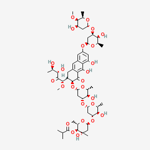 molecular formula C56H82O25 B12750402 Olivomycin C CAS No. 6988-59-6