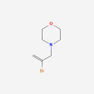molecular formula C7H12BrNO B1275042 Morpholine, 4-(2-bromo-2-propenyl)- CAS No. 37828-83-4