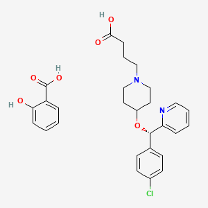 molecular formula C28H31ClN2O6 B12750472 Berion CAS No. 1206695-40-0