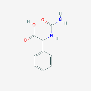 molecular formula C9H10N2O3 B1275048 2-(Carbamoylamino)-2-phenylacetic acid CAS No. 5616-20-6