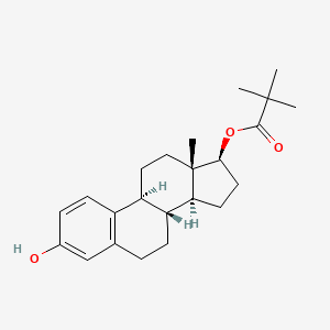 molecular formula C23H32O3 B12750507 Estradiol 17-pivalate CAS No. 24894-50-6