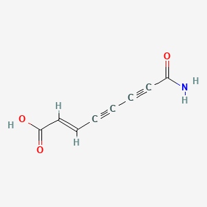molecular formula C8H5NO3 B12750531 Diatretyne I CAS No. 544-04-7