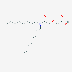 B1275057 Acetic acid, [2-(dioctylamino)-2-oxoethoxy]- CAS No. 135447-09-5