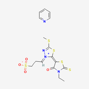 molecular formula C16H18N4O4S5 B12750572 Einecs 255-415-1 CAS No. 41504-10-3