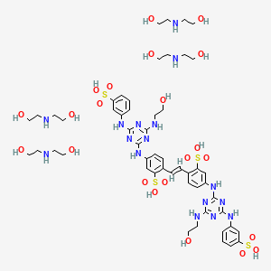 molecular formula C52H80N16O22S4 B12750589 Einecs 302-039-1 CAS No. 94088-39-8