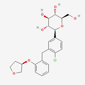 molecular formula C23H27ClO7 B12750614 Empagliflozin ortho isomer CAS No. 2452301-30-1