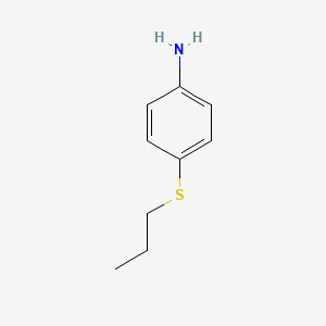 molecular formula C9H13NS B1275063 4-(Propylthio)aniline CAS No. 22133-40-0