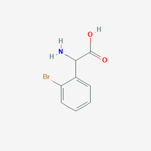 molecular formula C8H8BrNO2 B1275068 2-Amino-2-(2-bromophenyl)acetic acid CAS No. 254762-66-8