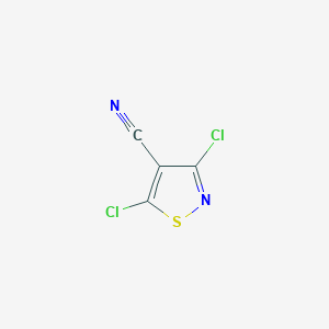 molecular formula C4Cl2N2S B127508 3,5-二氯异噻唑-4-碳腈 CAS No. 2120-82-3