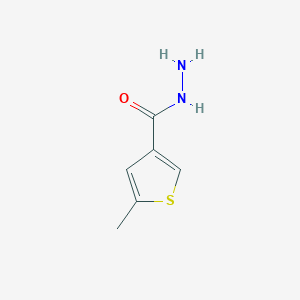 molecular formula C6H8N2OS B1275086 5-Methylthiophene-3-carbohydrazide CAS No. 524731-02-0