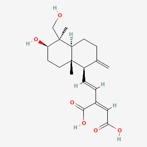 molecular formula C20H28O6 B12750897 Andrographic acid CAS No. 760938-56-5